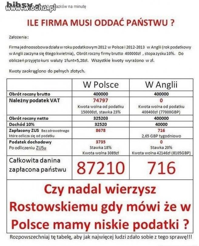 Ile firma musi oddać państwu?