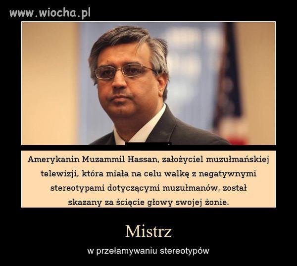 Muzułmanin przełamujący stereotypy...