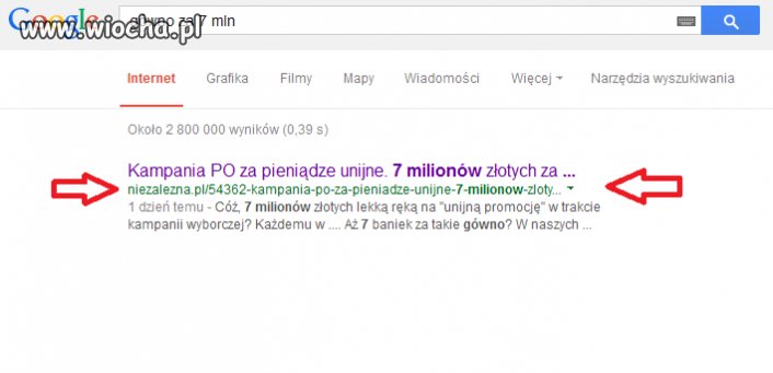 G*wno za 7 mln