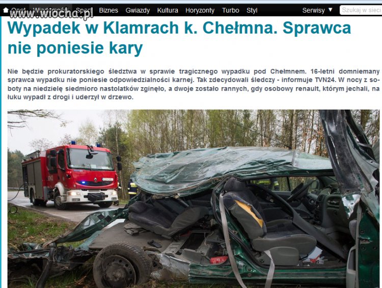 Tragedia tragedią ale czy karą będzie