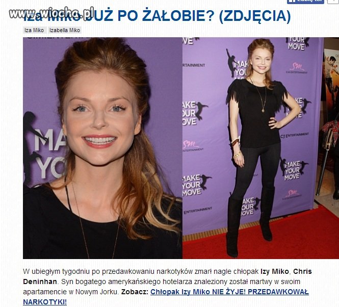 żałoba w stylu hollywood