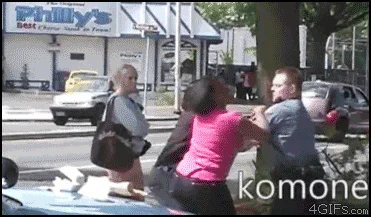 Skakała i dostała...