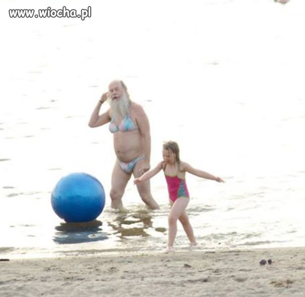 Na plaży,fajnie jest