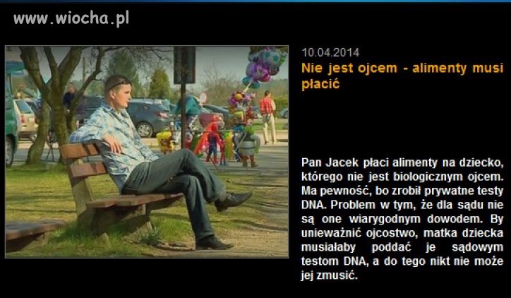 Nie jesteś ojcem?