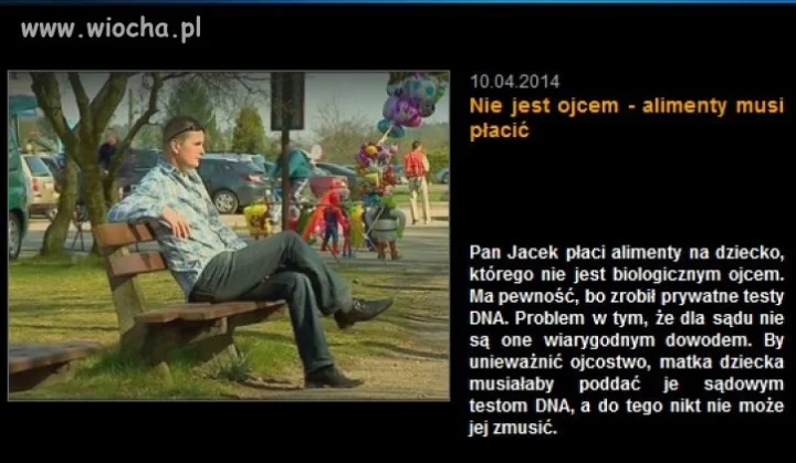Nie jesteś ojcem?