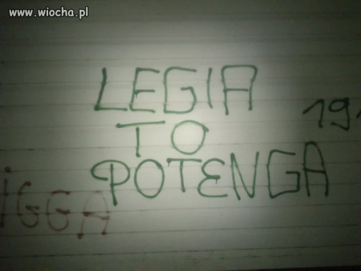 Legia to "potenga"