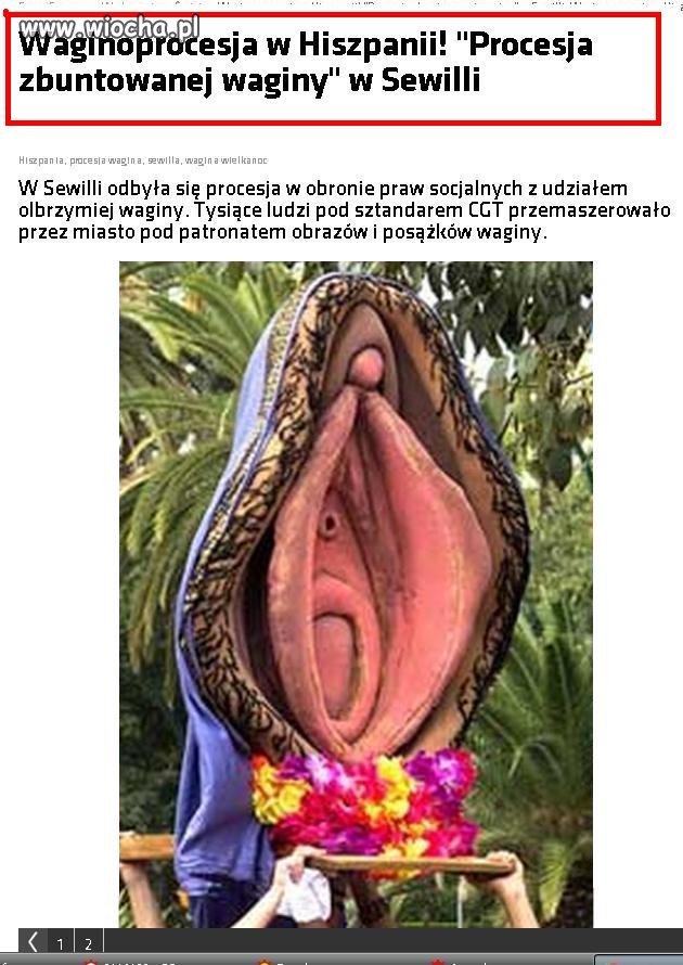 Jedni czczą jajka a inni waginę 