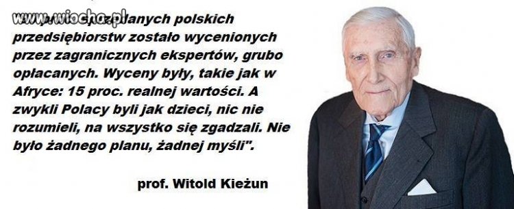 Mówi jak jest, ale kto go słucha.