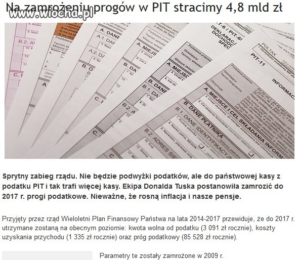 Podwyżki POdatków