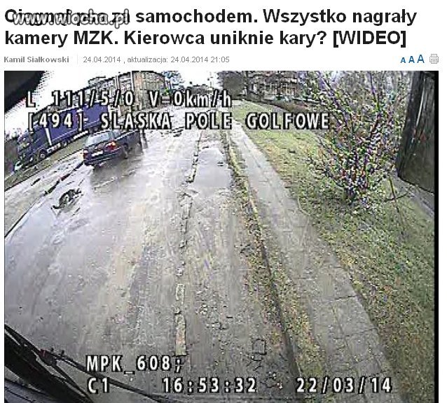 Ciągnął psa za samochodem. 
