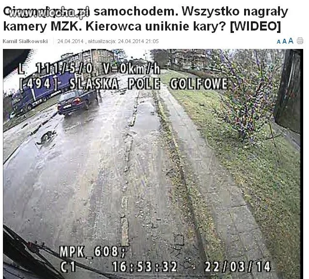 Ciągnął psa za samochodem. 