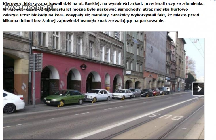 Urząd zdjął znak, straż miejska tylko czekała z blokadami