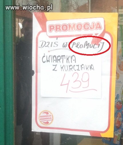 "Promocija" ćwiartki z kurczaka w Delikatesy Centrum