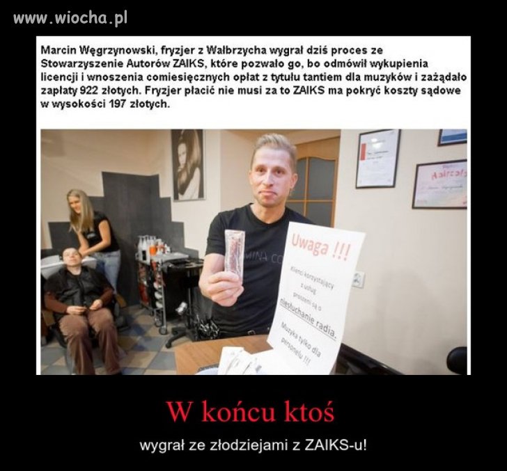 Brawa dla tego gościa
