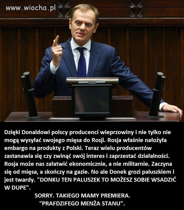 Chciał pokazać, że jest twardy, że nie boi się Rosji.