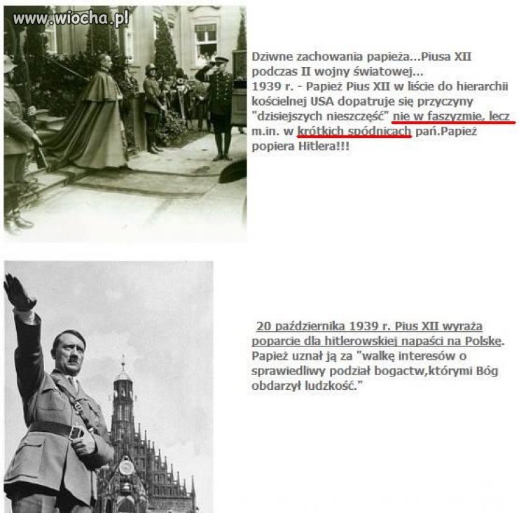 Krótkie spódnice gorsze od faszyzmu...