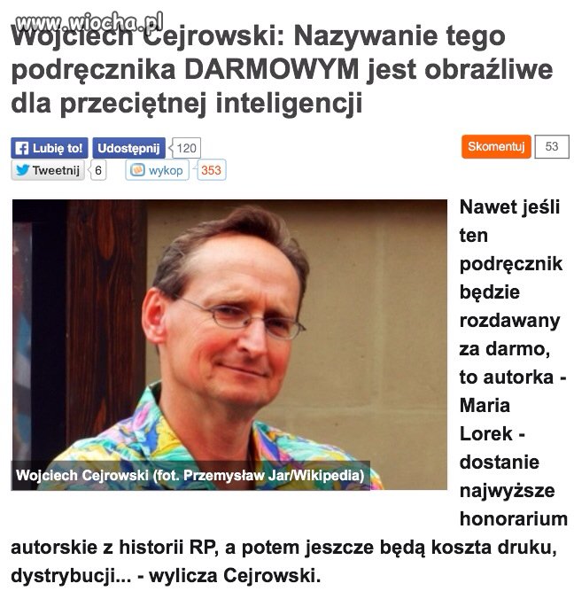 "Darmowy" podęcznik