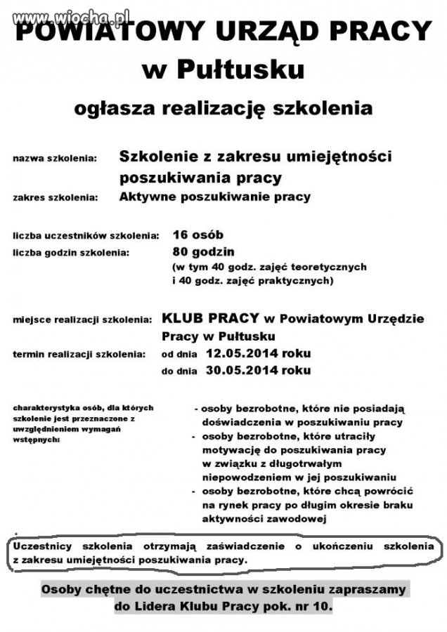 Absurd urzędów pracy.