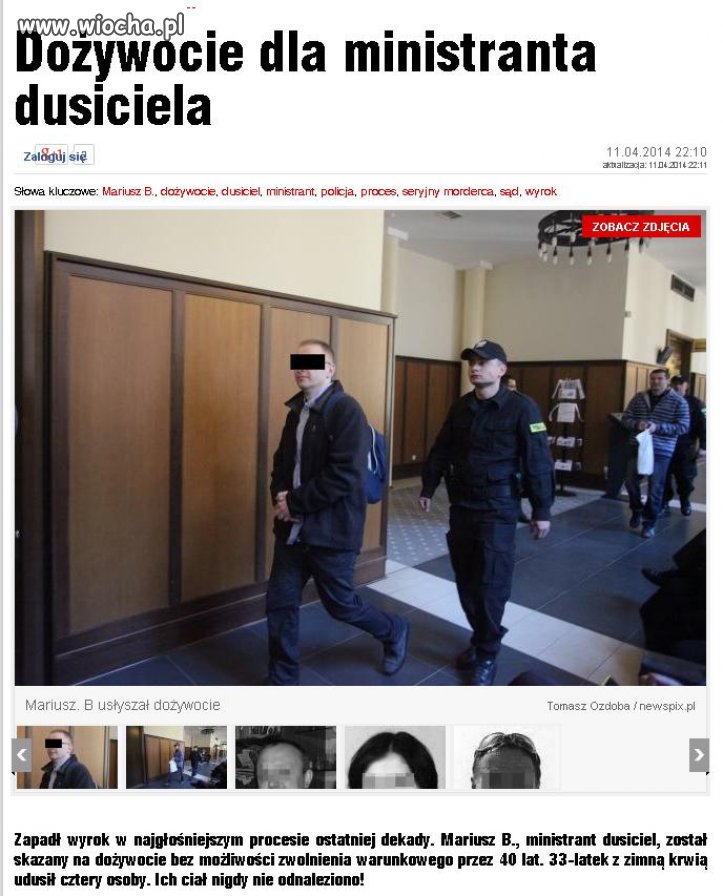Trzeba było zostać księdzem to wyrok byłby w zawieszeniu. 
