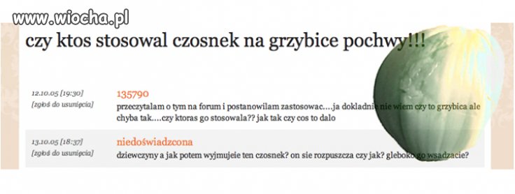 Na forach już nic mnie nie zaskoczy.