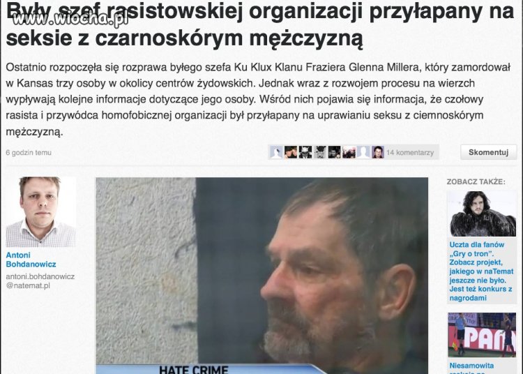 Ku Klux Klan kocha murzynów