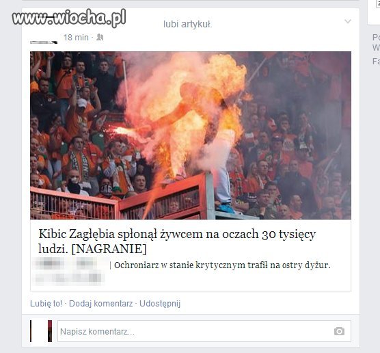 Ściema na fb przybiera coraz większą dramaturgię.