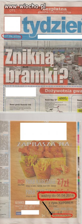 Nie ma to jak kupon w gazecie...