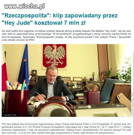 Następne trwonienie pieniędzy...