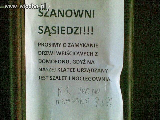 Szanowni sąsiedzi