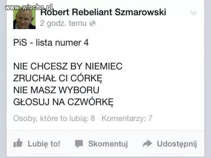 Ale na szczęście ja to mam syna...