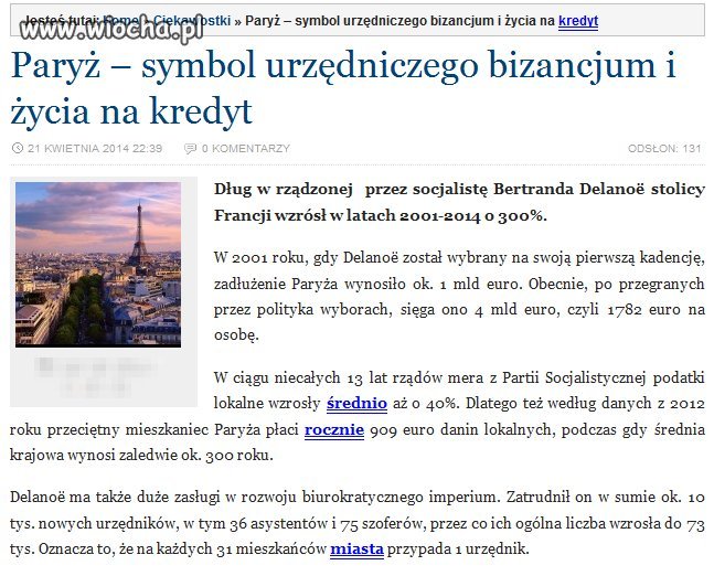 Nie tylko u nas takie tuski!