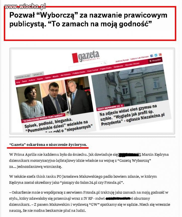 Wojna z Gazetą Wyborczą!!!