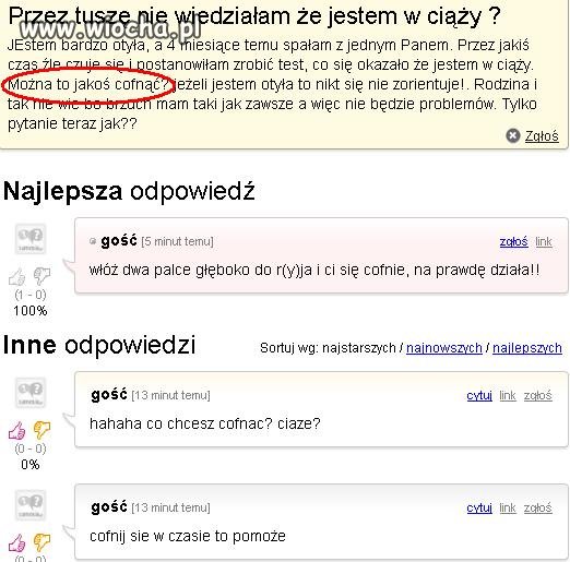 Cofnąć ciążę 