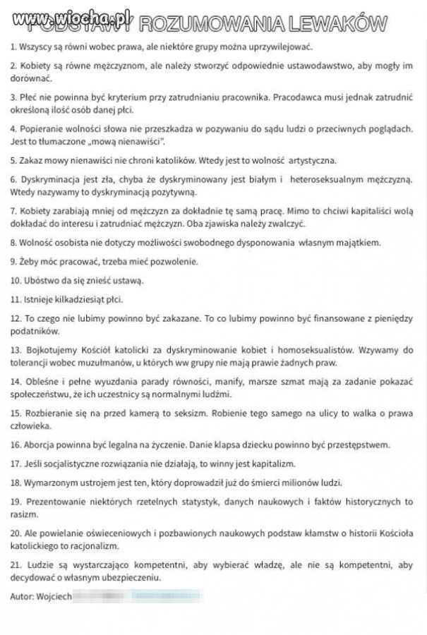 Tak w ramach informacji