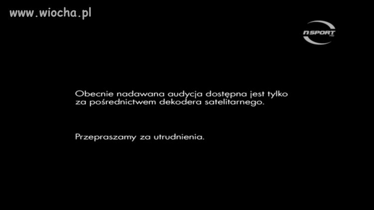 Płace za NC GO a oni blokują kanał Nsport 