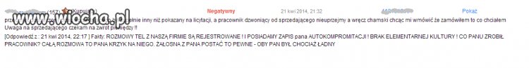 Mistrz ciętej riposty na allegro