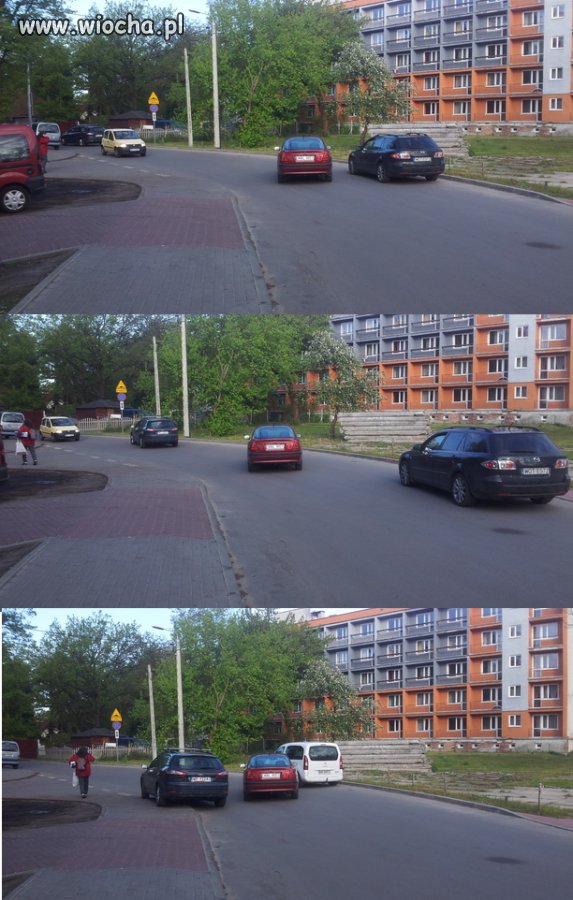 Zaparkowany centralnie.