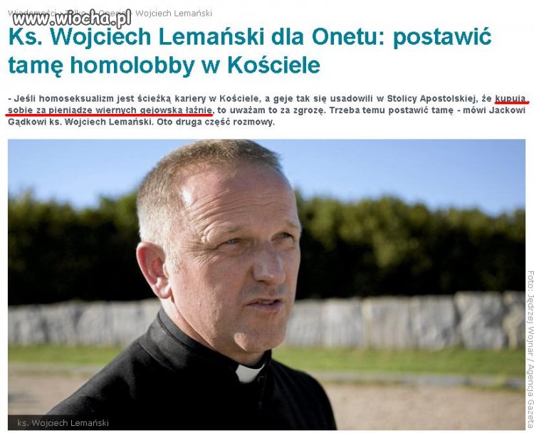 Kupują sobie za pieniądze wiernych gejowską łaźnię