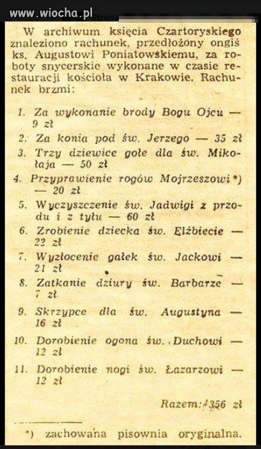 Taka ciekawostka 