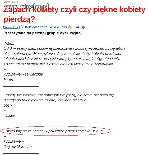 Czy piękne kobiety pierdzą?