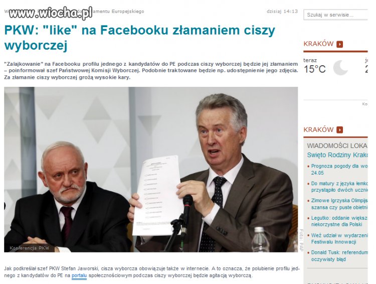 "Wiochy" też to dotyczy?