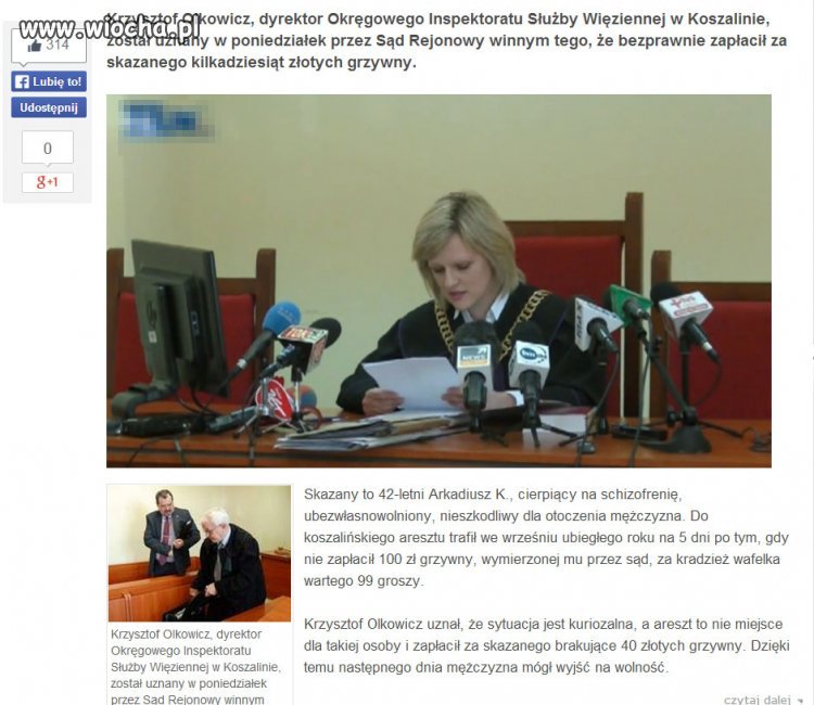 To jest chore - winny.