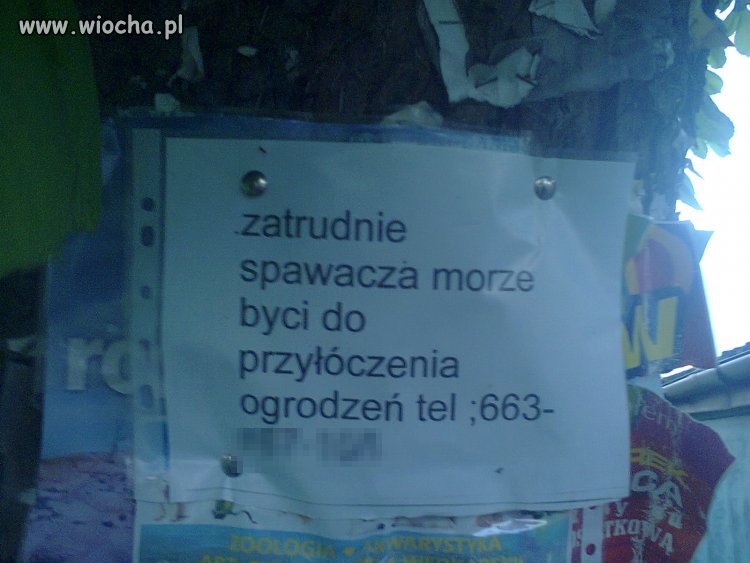 "Przyłóczenie" ogrodzeń