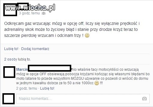 Szymuś i odcinka 50cc na 3 biegu