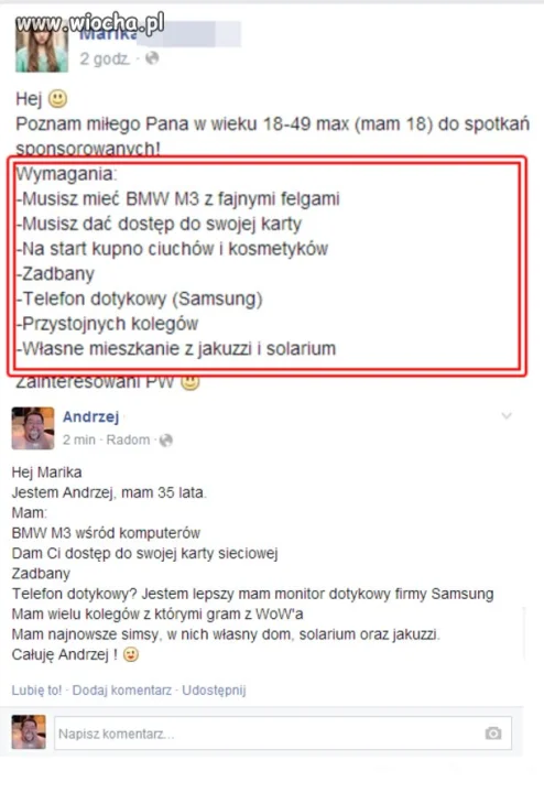 Idealny kandydat...