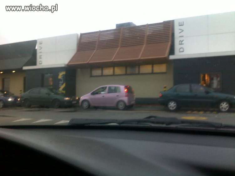 A teraz tak się podjeżdża pod Mc Donald