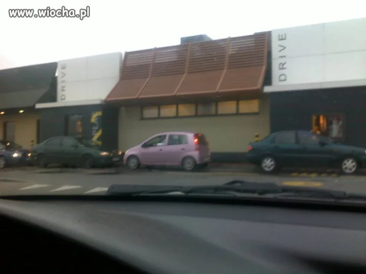 A teraz tak się podjeżdża pod Mc Donald