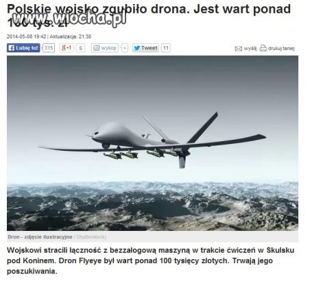 Mała zguba drona 