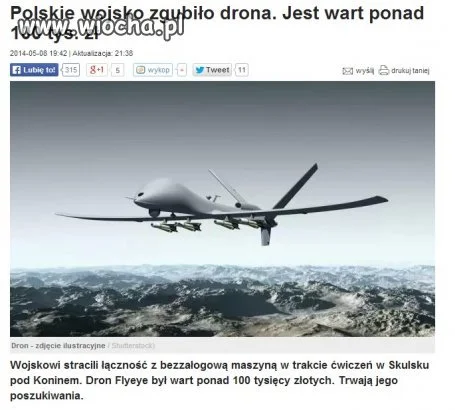 Mała zguba drona 