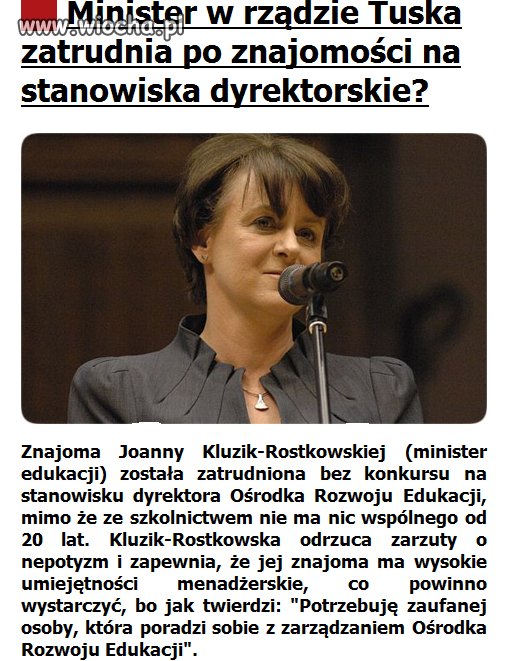Aleksandra Zawłocka dyrektorem ORE,